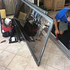 sliding glass door frame repair Banning